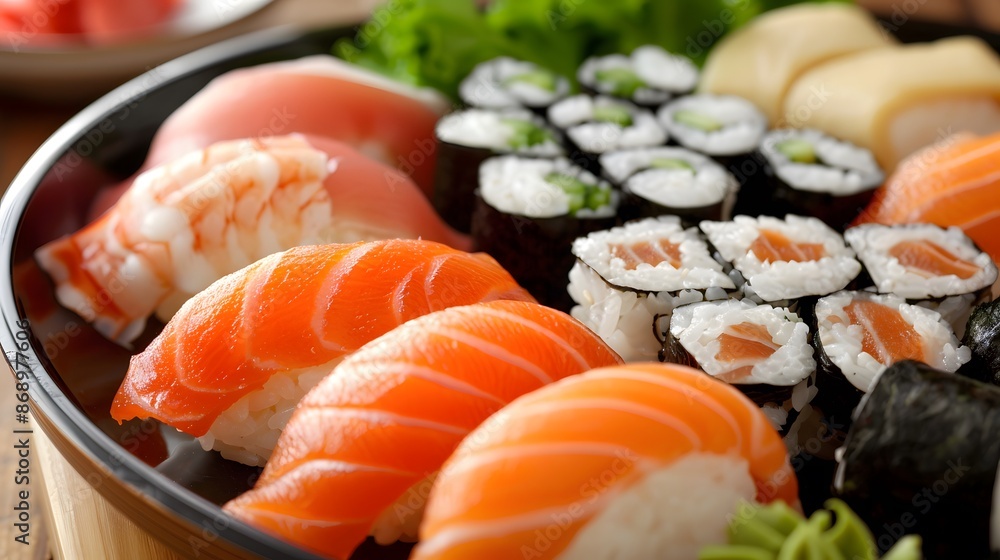 Assortment of Japanese Sushi Assortment of Japanese Sushi