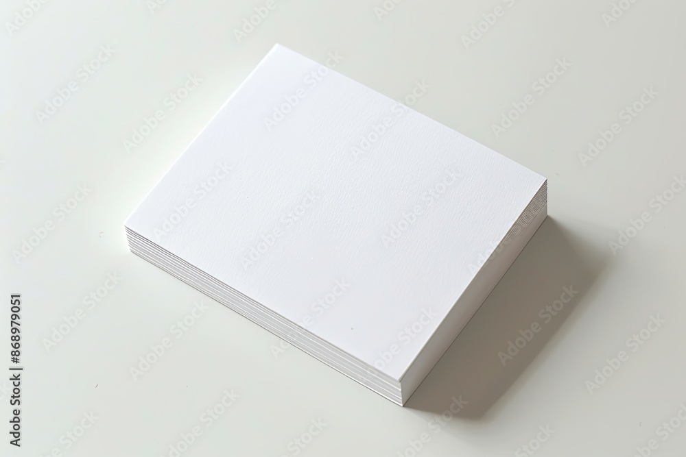 Business card mockup on isolated white background created with generative AI Business card mockup on isolated white background created with generative AI