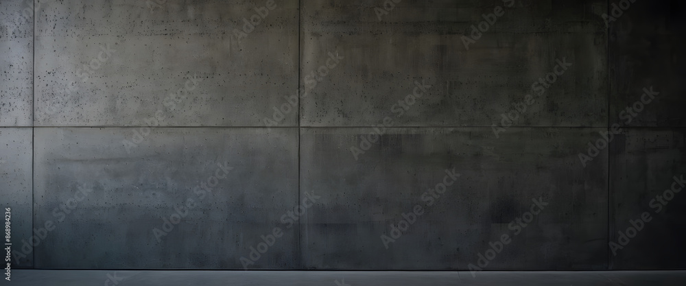 Black concrete wall with a cement texture after removing the raw cement wood. Black concrete wall with a cement texture after removing the raw cement wood.