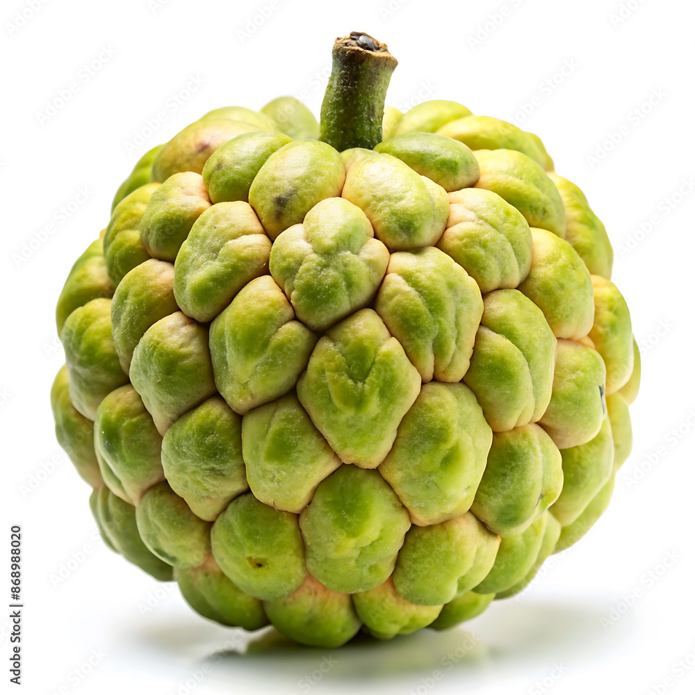 Obraz premium Sugar apple fruit isolated on white background.