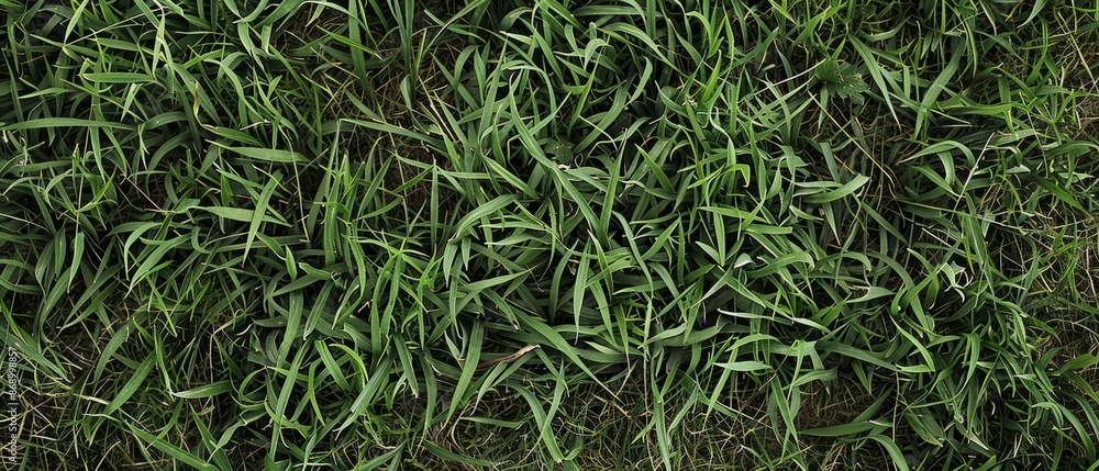 Panoramic close-up, high detail scan of Kentucky bluegrass material, Generative AI Panoramic close-up, high detail scan of Kentucky bluegrass material, Generative AI