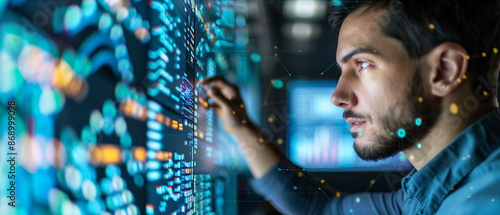 A data engineer managing real-time data streams.