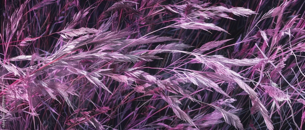 Panoramic close-up, high detail scan of red fescue grass material, Generative AI Panoramic close-up, high detail scan of red fescue grass material, Generative AI