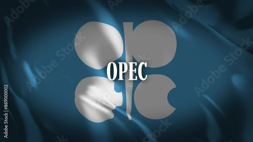 OPECの旗に名前が現れます。