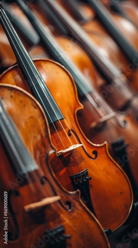 Row of Violins.