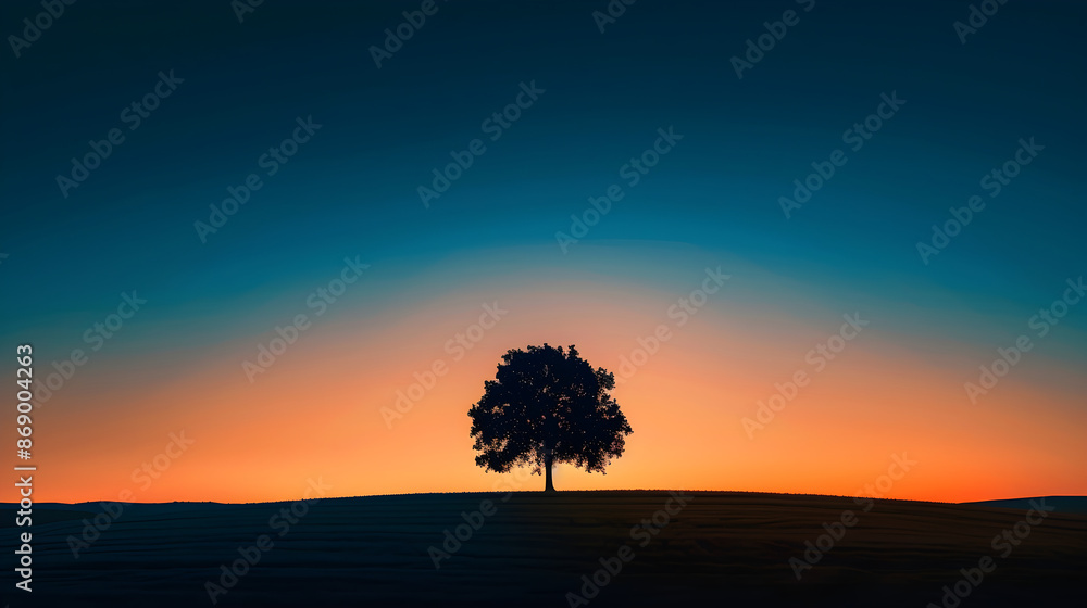 Solitary Serenity: A Reflection of Nature’s Calm During Twilight Solitary Serenity: A Reflection of Nature’s Calm During Twilight