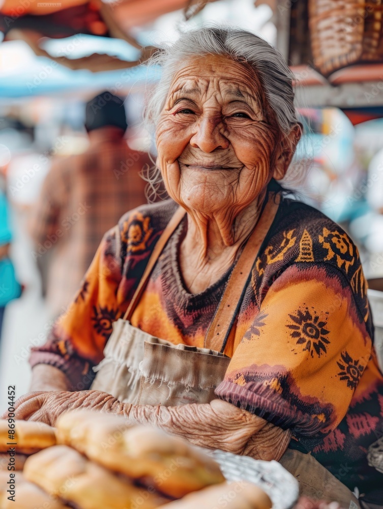 Old Woman with Doughnuts Old Woman with Doughnuts