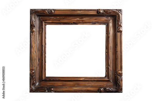 Antique Ornate Wood Picture Frame