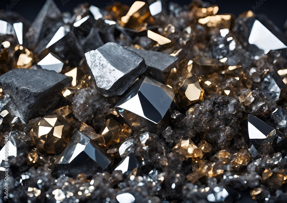Depletion of Rare Metals: A Stark Visual Representation of Resource Scarcity and Environmental Impact Depletion of Rare Metals: A Stark Visual Representation of Resource Scarcity and Environmental Impact