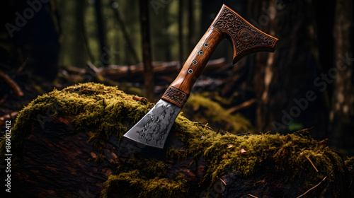 Impending Forest Task: A Tale of a Lumberjack's Ax and the Anticipated Tree