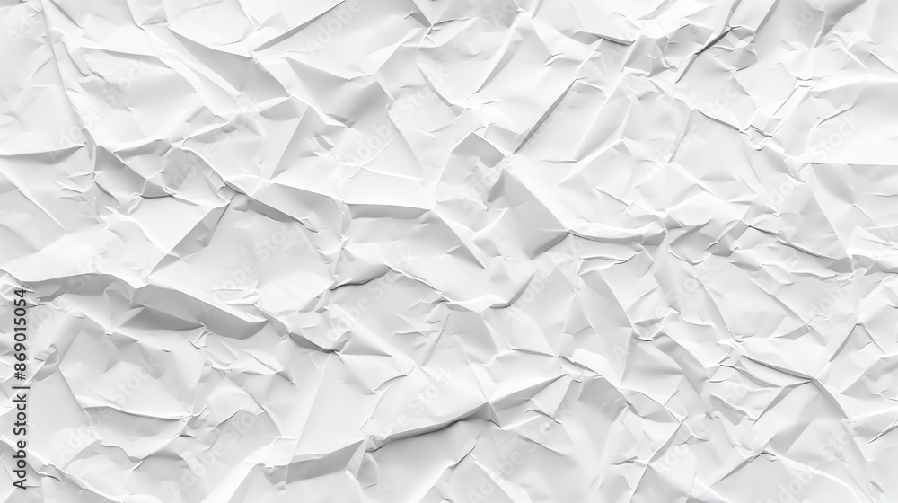A close-up view of a wrinkled white paper, showcasing its texture. A close-up view of a wrinkled white paper, showcasing its texture.