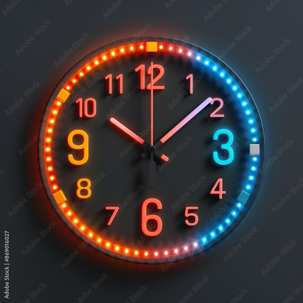 An image of a digital clock showing different hours symbolizing the importance of setting boundaries in remote work, Generte AI. An image of a digital clock showing different hours symbolizing the importance of setting boundaries in remote work, Generte AI.