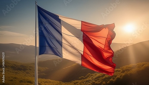 フランス国旗はFRANCE photo