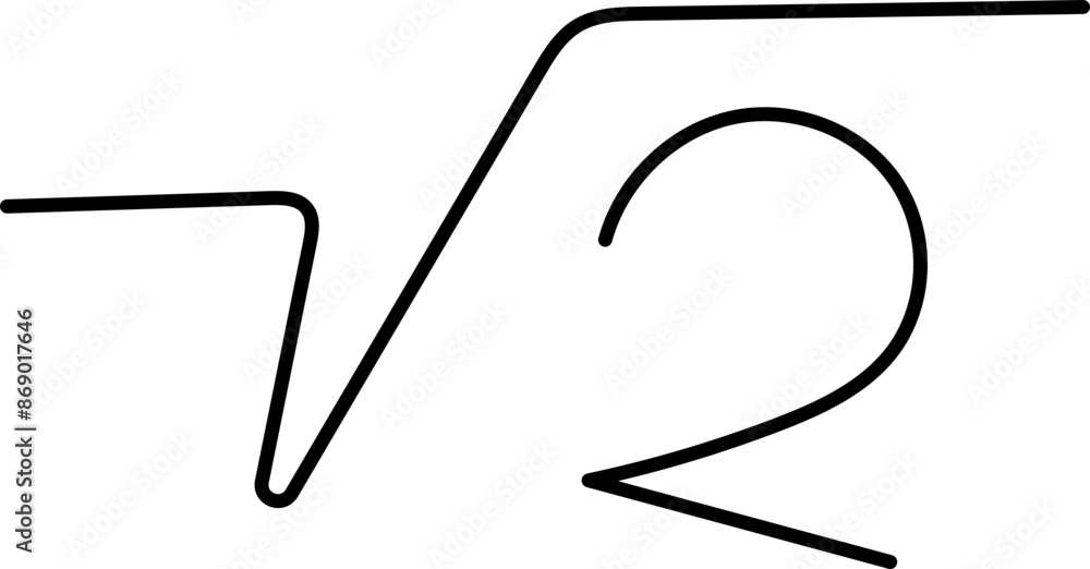 Obraz premium illustration of a symbol of a symbol line art