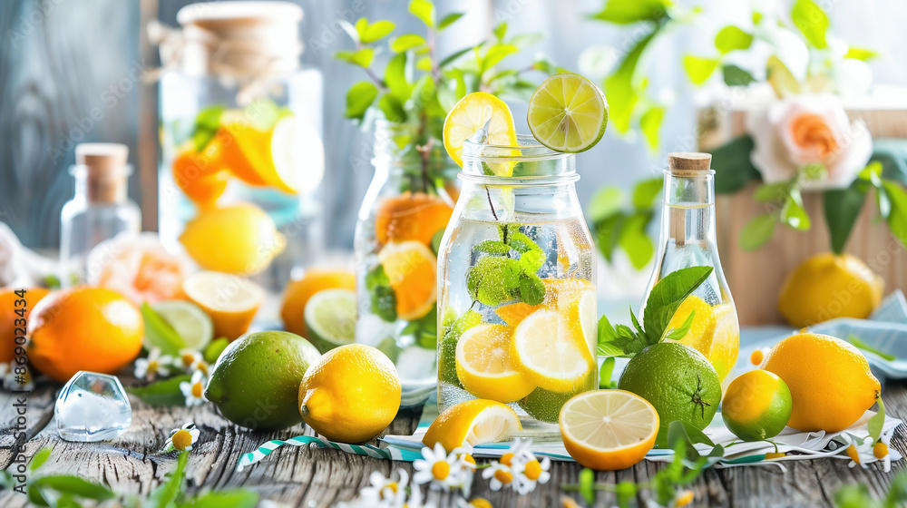Freshly squeezed sweetened lemonade with ice Freshly squeezed sweetened lemonade with ice