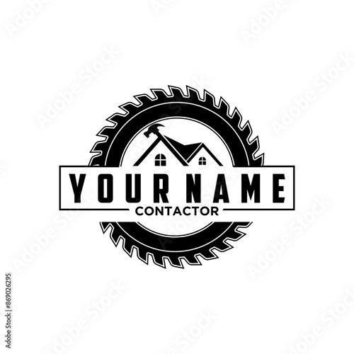    contractor   logo design template