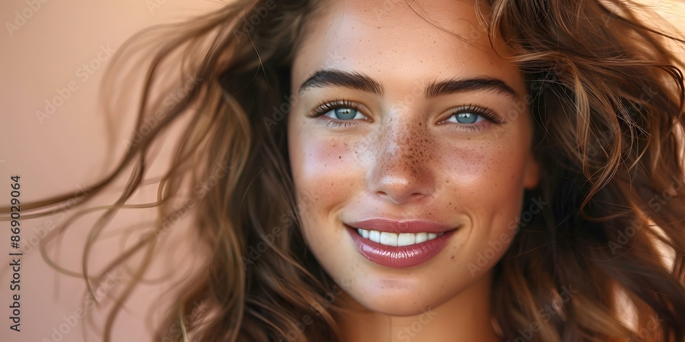 Portrait of a Woman with Freckles Portrait of a Woman with Freckles