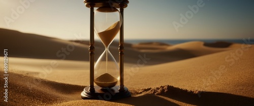 Inheritance Planning with Last An hourglass filled golden sand photo