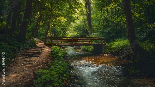 Landscape with a dense forest image