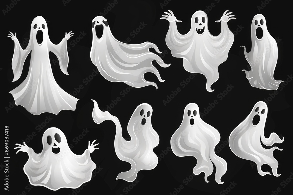 Cartoon ghost characters Cartoon ghost characters