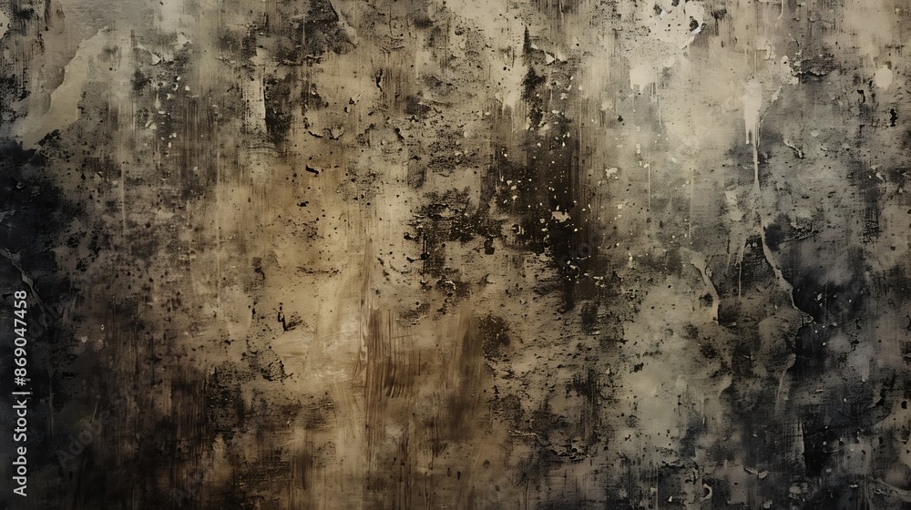 Dirty canvas background grunge texture : Generative AI Dirty canvas background grunge texture : Generative AI