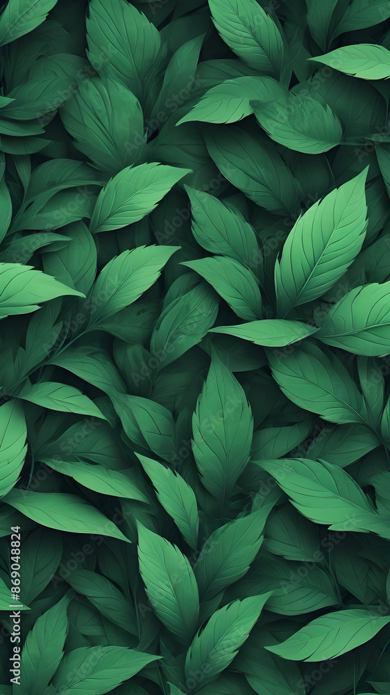 Fototapeta premium green leaf nature abstract background.