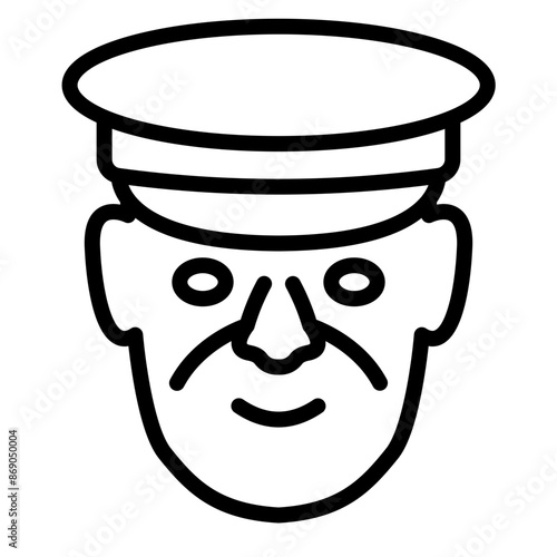 Baron Line Icon Design