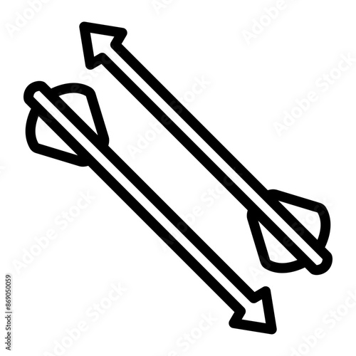 Arrows Line Icon Design