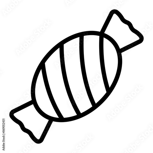 Bonbon Line Icon Design