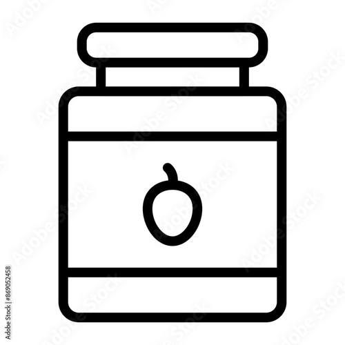 Jam Line Icon Design