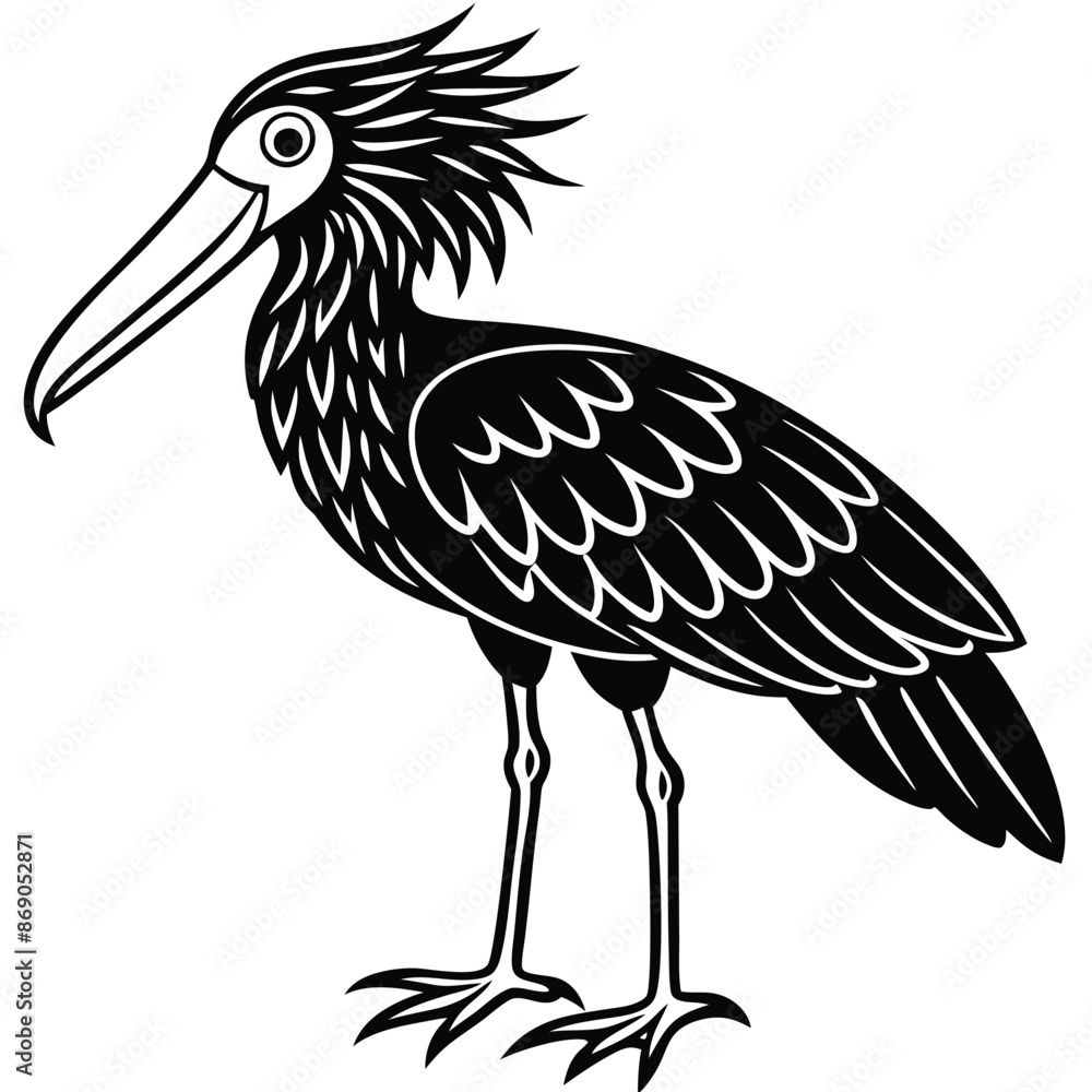 Fototapeta premium Vector illustration of an eagle