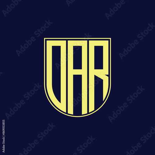 dar letter logo design