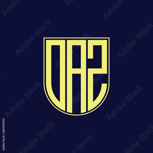 daz letter logo design