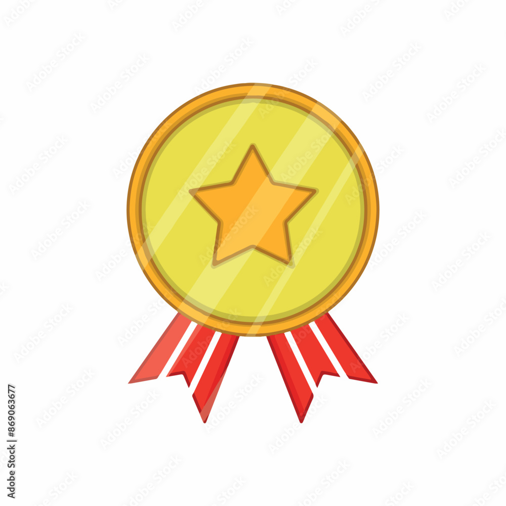 illustration art award medal sticker design illustration art award medal sticker design