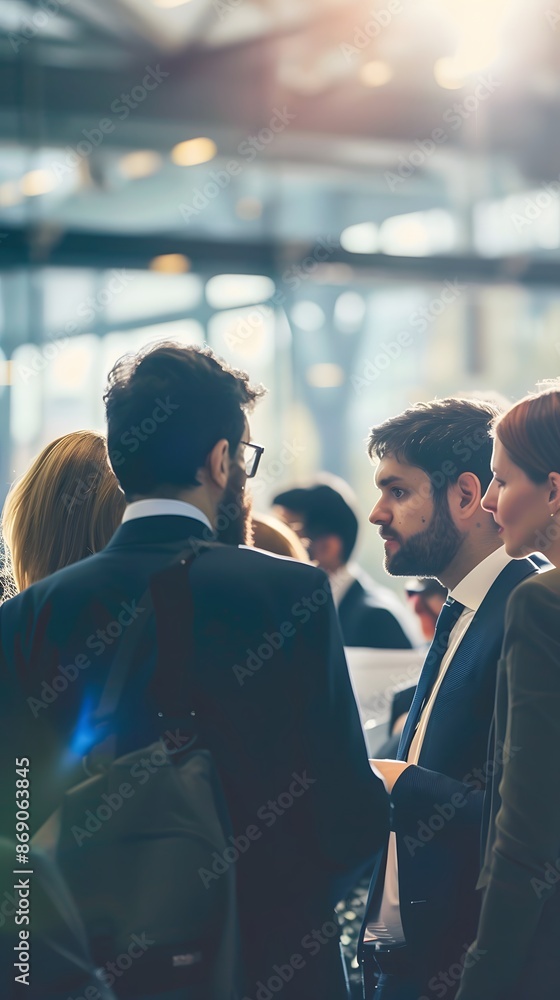 Business conference with international delegates networking., clean background, Photo stock style, clean background, no copyrighted logo, no letters Business conference with international delegates networking., clean background, Photo stock style, clean background, no copyrighted logo, no letters