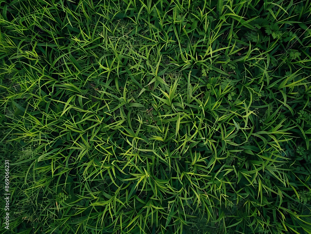 Grass Field View From Top Above Grass Field View From Top Above
