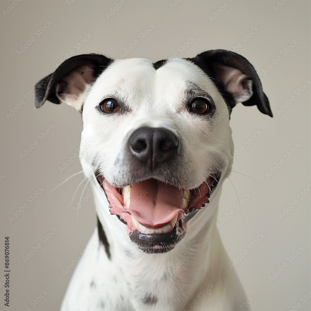 Cheerful Dog with a Bright Smile AI Generated Cheerful Dog with a Bright Smile AI Generated