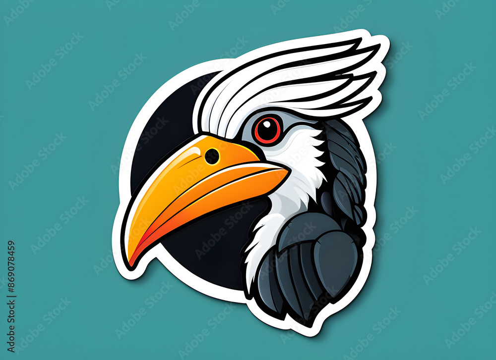 Obraz premium hornbill generative ai