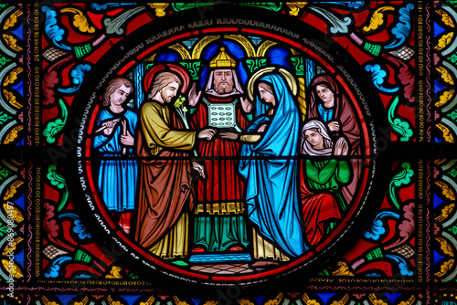 Holy family   The marriage of Mary and Joseph. Sainte famille   le mariage de Marie et Joseph.