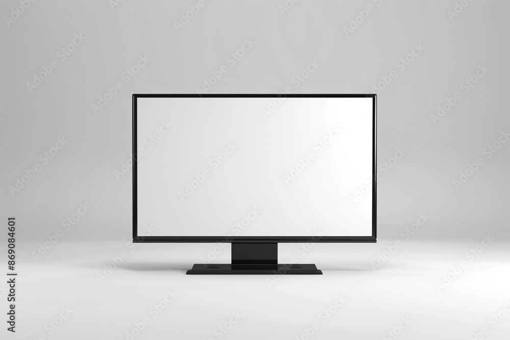 A straight-on view of a jumbotron standing alone against a blank background. The expansive screen is bordered by a thin, unobtrusive frame, emphasizing the display area. The simplicity of the setting A straight-on view of a jumbotron standing alone against a blank background. The expansive screen is bordered by a thin, unobtrusive frame, emphasizing the display area. The simplicity of the setting