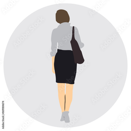 businesswomen full isolated photo