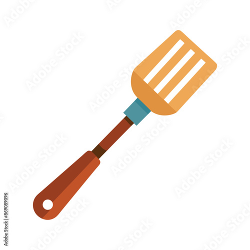 illustration of a spatula turner on white