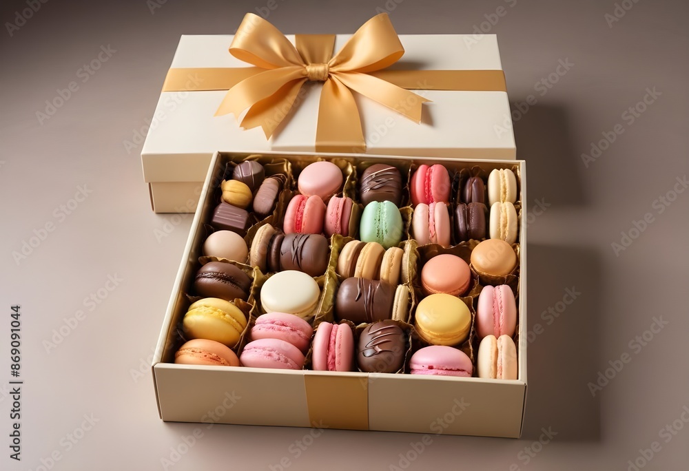 arranged assortment of sweets in a premium gift box
arranged assortment of sweets in a premium gift box