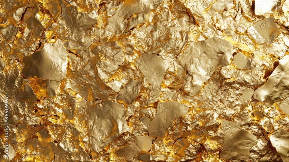 A gold leafy texture with a lot of gold flakes A gold leafy texture with a lot of gold flakes