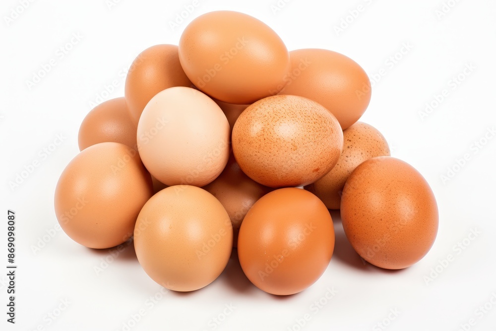 A Pile of Brown Eggs A Pile of Brown Eggs