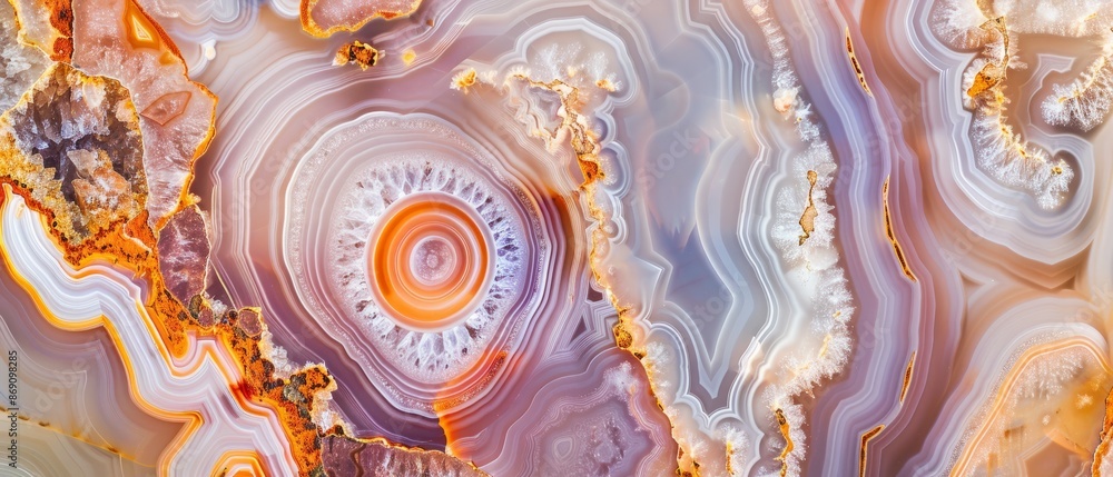 Panoramic close-up, high detail scan of agate material, Generative AI Panoramic close-up, high detail scan of agate material, Generative AI
