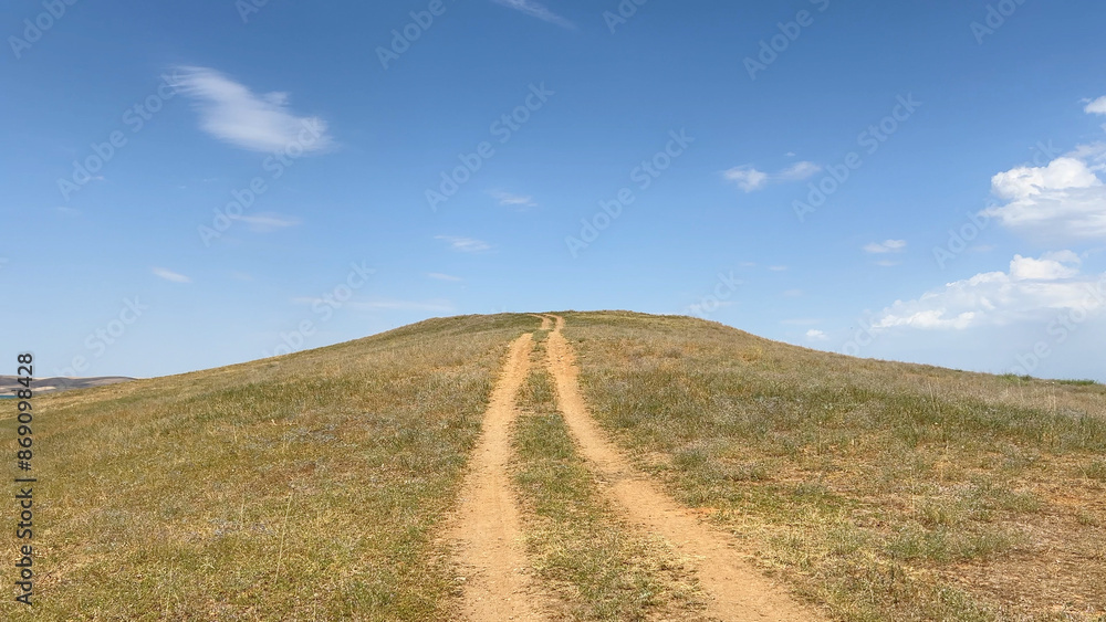 Fototapeta premium Country Road to the Sky