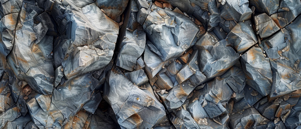 Panoramic close-up, high detail scan of dolomite material, Generative AI Panoramic close-up, high detail scan of dolomite material, Generative AI