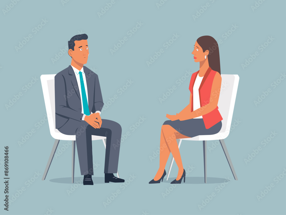 Fototapeta premium Learning Canvas: Acing the Interview: Unleashing Confidence and Skill for Career Success