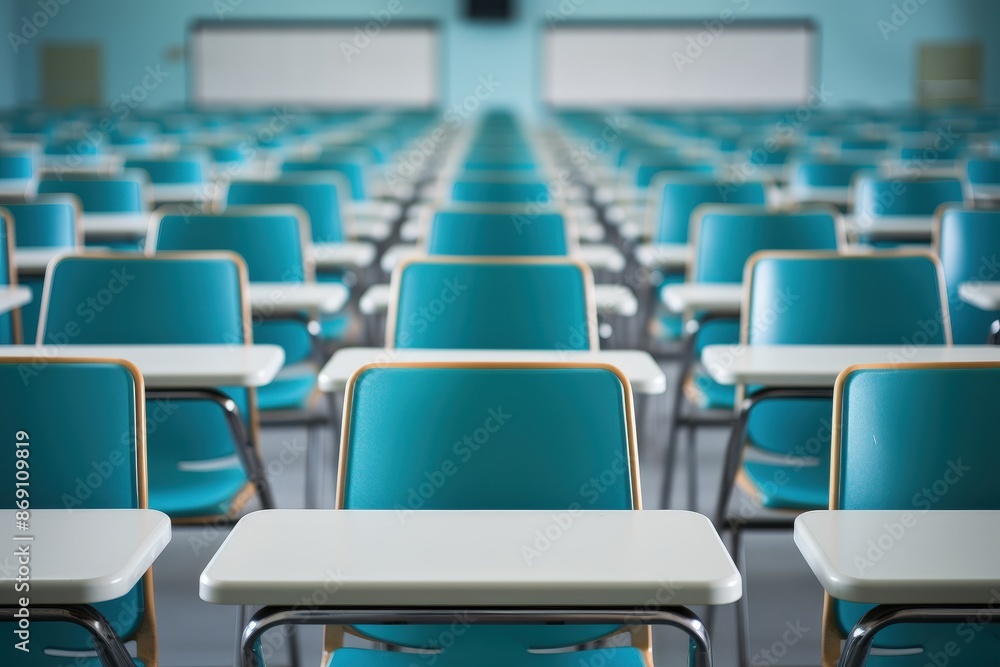Obraz premium Empty Classroom Seats